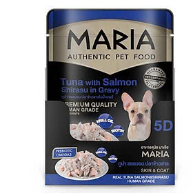 Pate Cho Chó Maria Dog Vị Cá Ngừ Và Cá Hồi Gravy