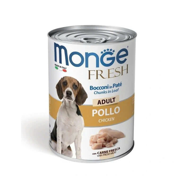 Pate Cho Chó Monge Lon 400g Vị Gà