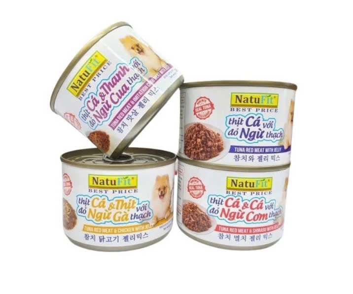 Pate Cho Chó NatuFit Combo Mix 4 Vị