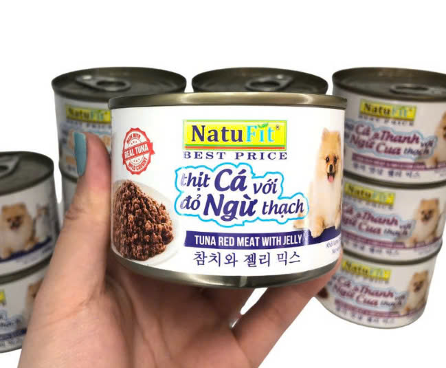 Pate Cho Chó NatuFit Vị Cá Ngừ Với Thạch