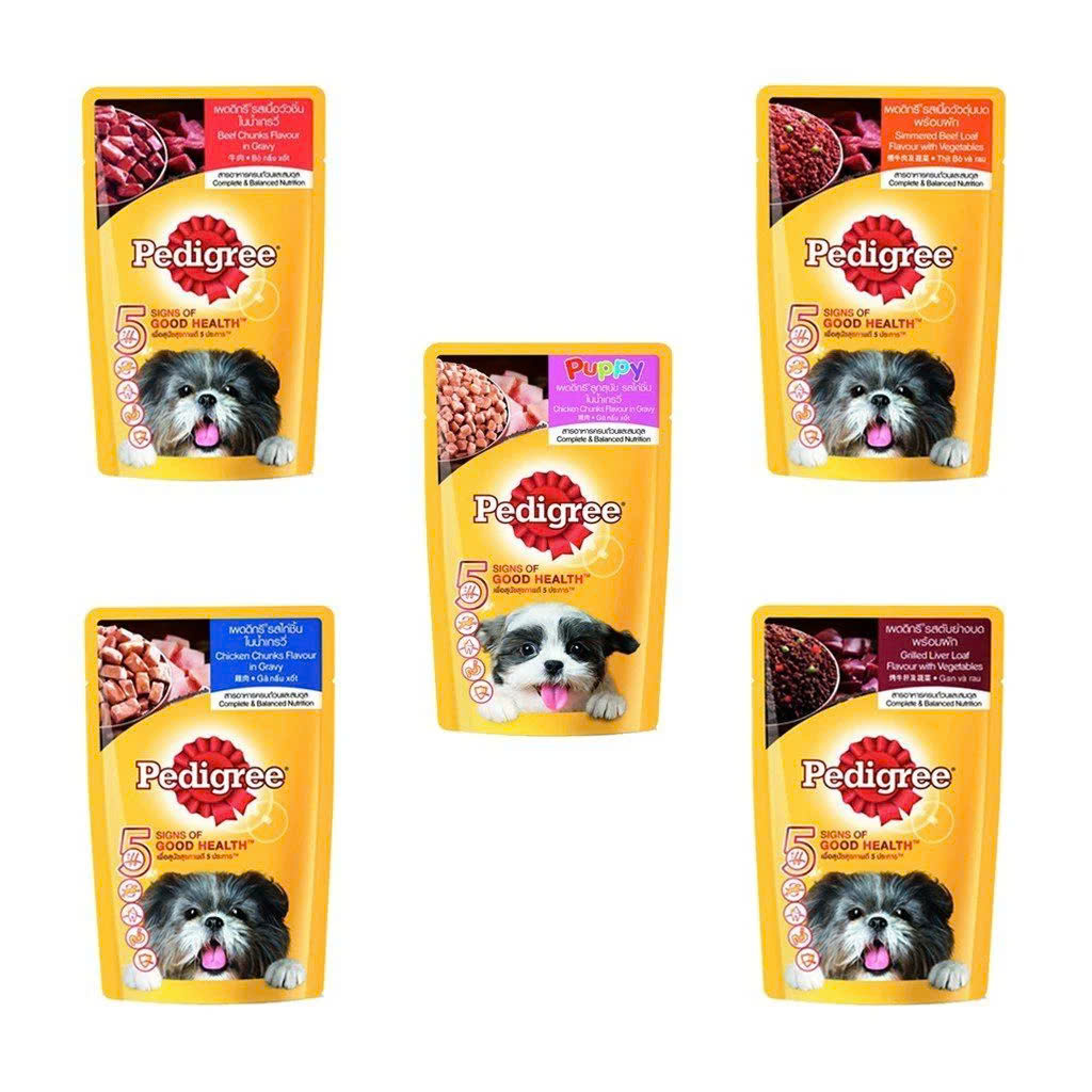 Pate Cho Chó Pedigree Adult 130g Vị Gà nấu sốt