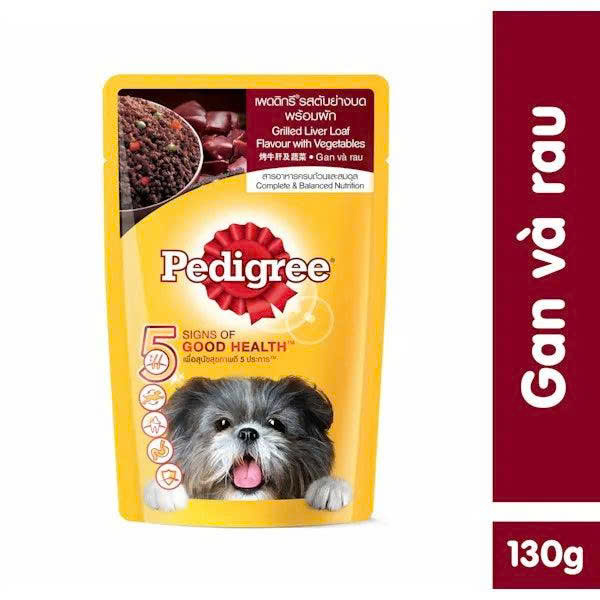 Pate Cho Chó Pedigree Adult 130g Vị Gan Và Rau củ