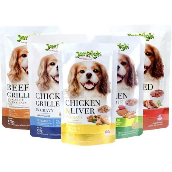 Pate Jerhigh Gravy 120g Cho Chó Vị Gà và rau củ