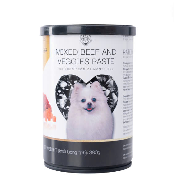 Pate Thịt Tươi Kings Pet (Lon 380g) Loại Bò Và Rau Củ