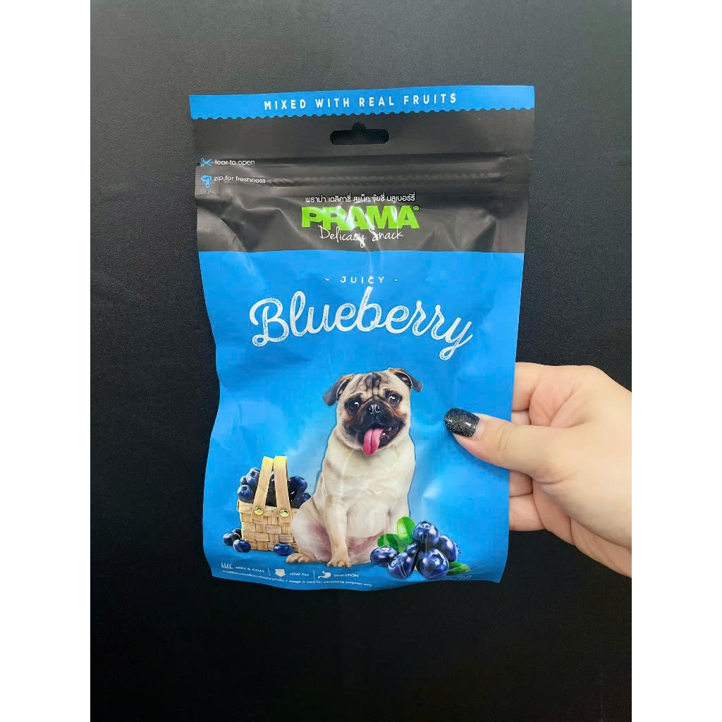 Snack Prama Gà Mềm Vị Blueberry Cho Chó