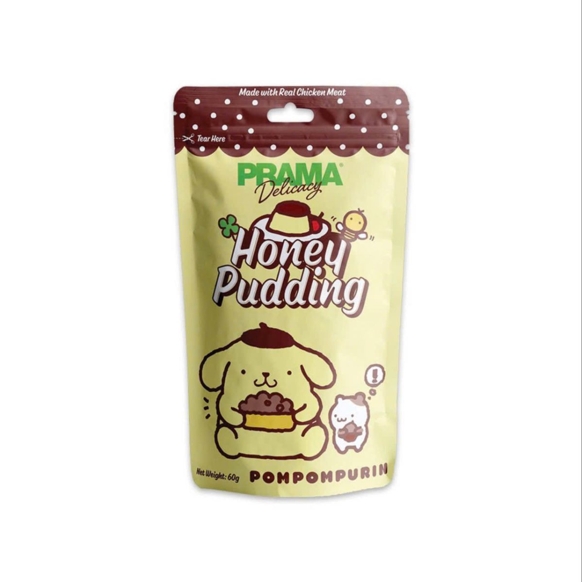 Snack Prama Gà Mềm Vị Mật ong Pudding Cho Chó