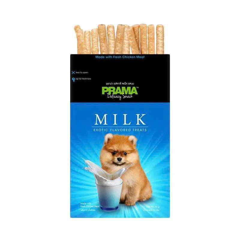 Snack Prama Gà Mềm Vị Sữa Cho Chó