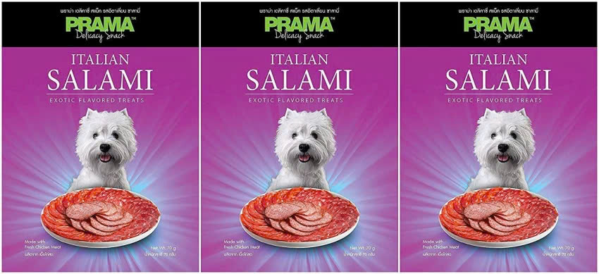 Snack Prama Gà Mềm Vị Salami Cho Chó