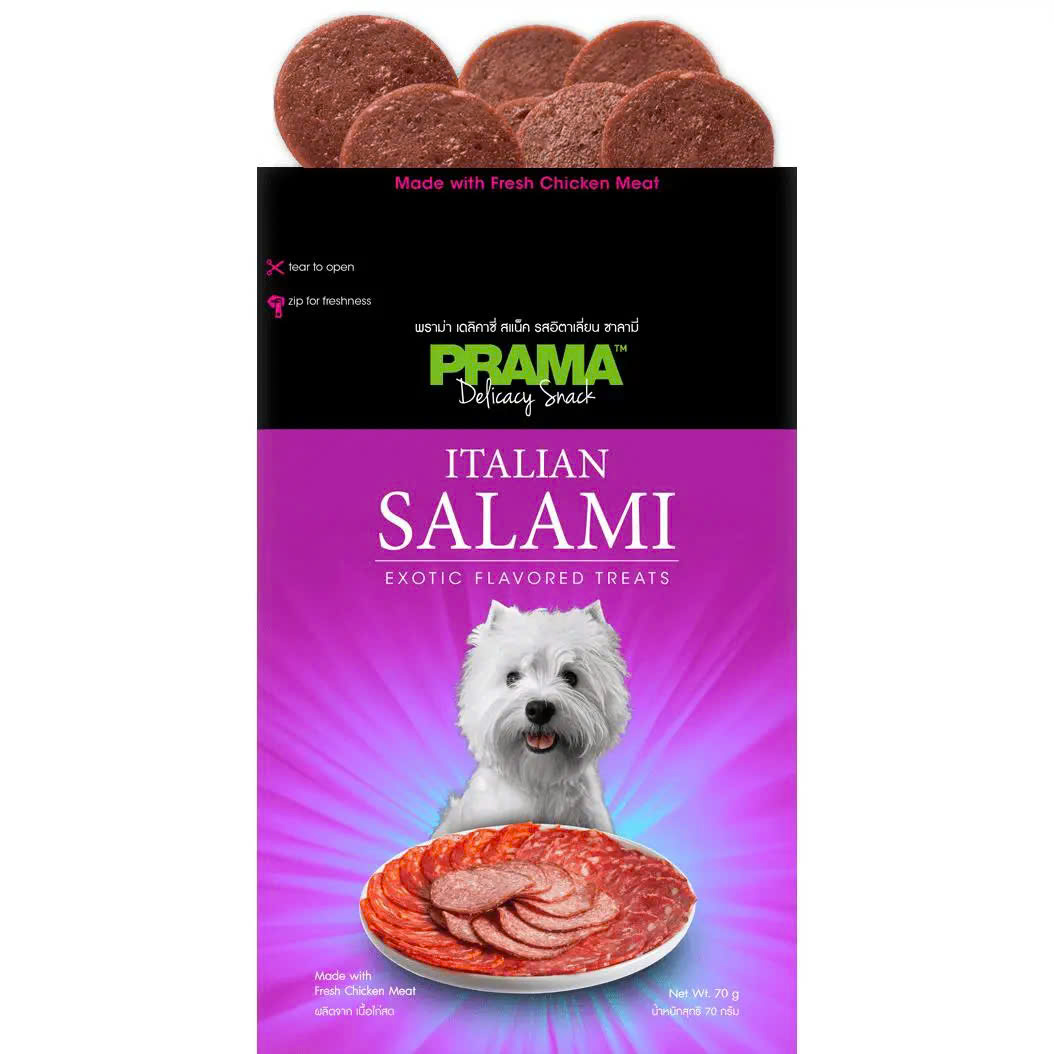 Snack Prama Gà Mềm Vị Salami Cho Chó