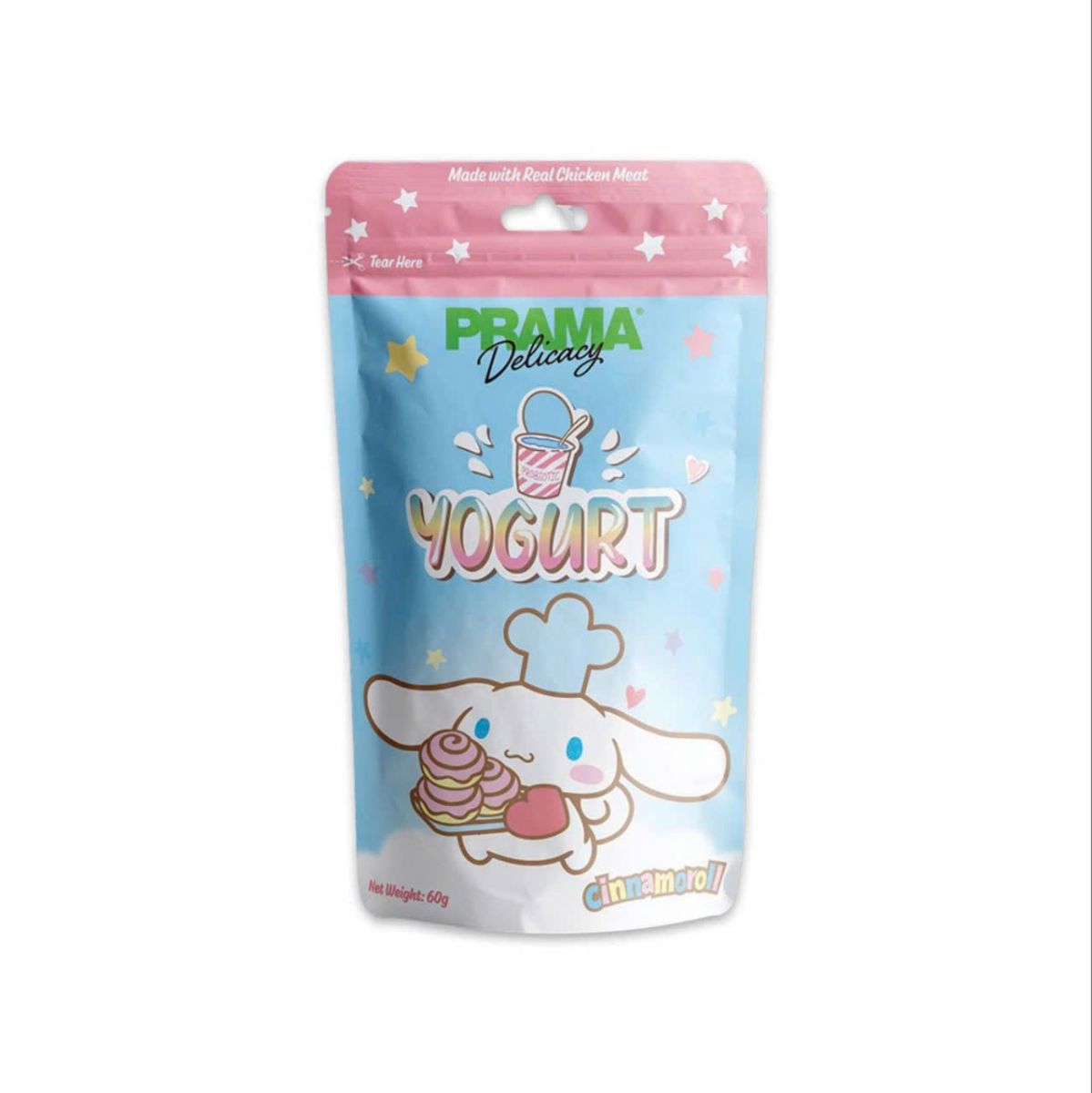 Snack Prama Gà Mềm Vị Yogurt Cho Chó