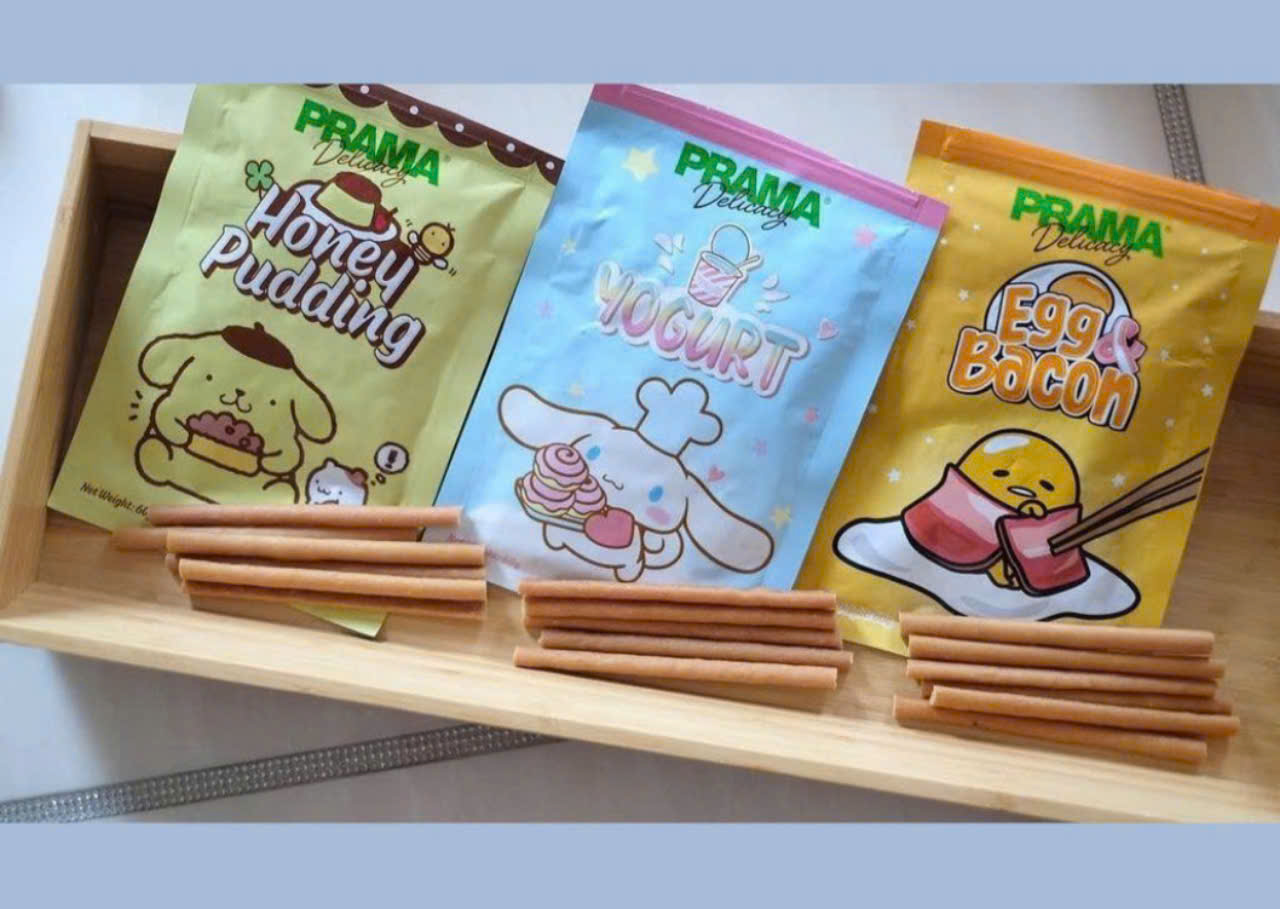 Snack Prama Gà Mềm Vị Mật ong Pudding Cho Chó