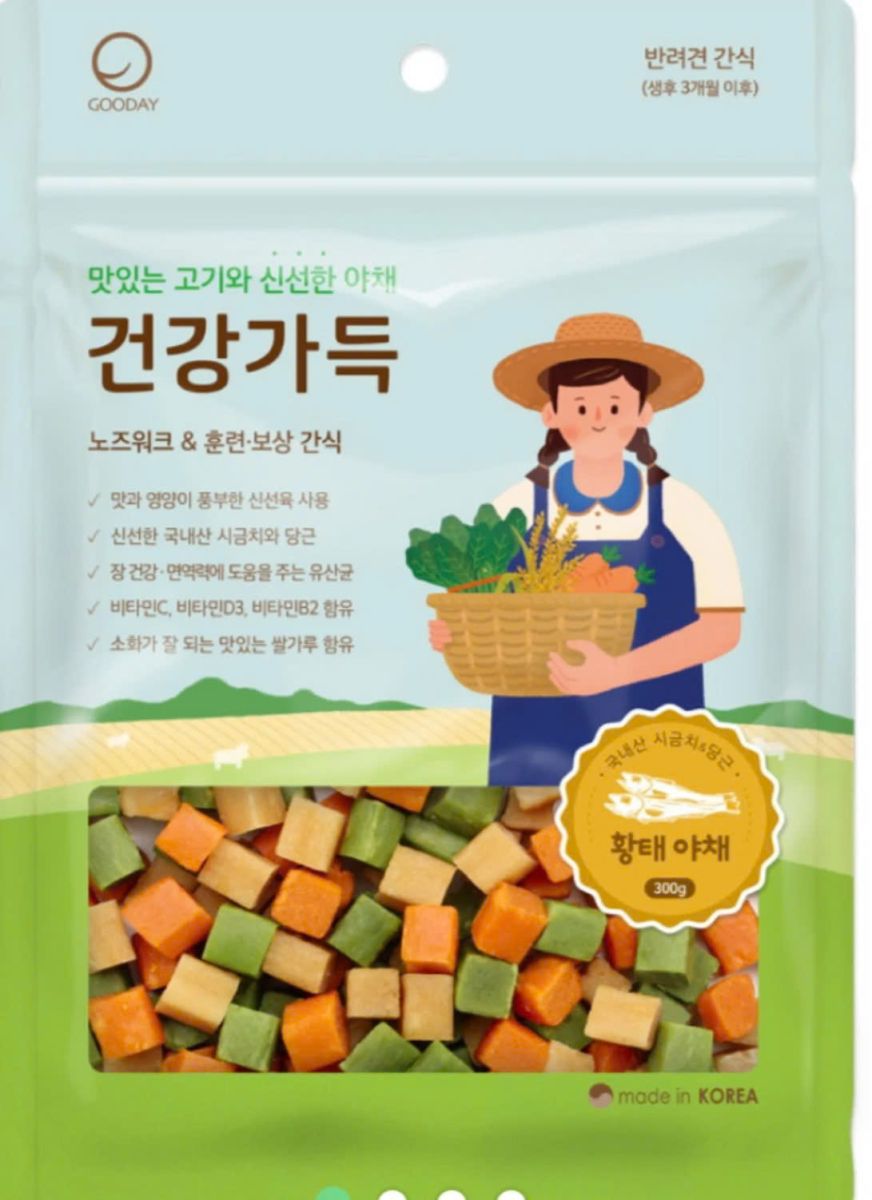 Snack Thịt Viên Vị Gà Rau Củ Gooday 300g