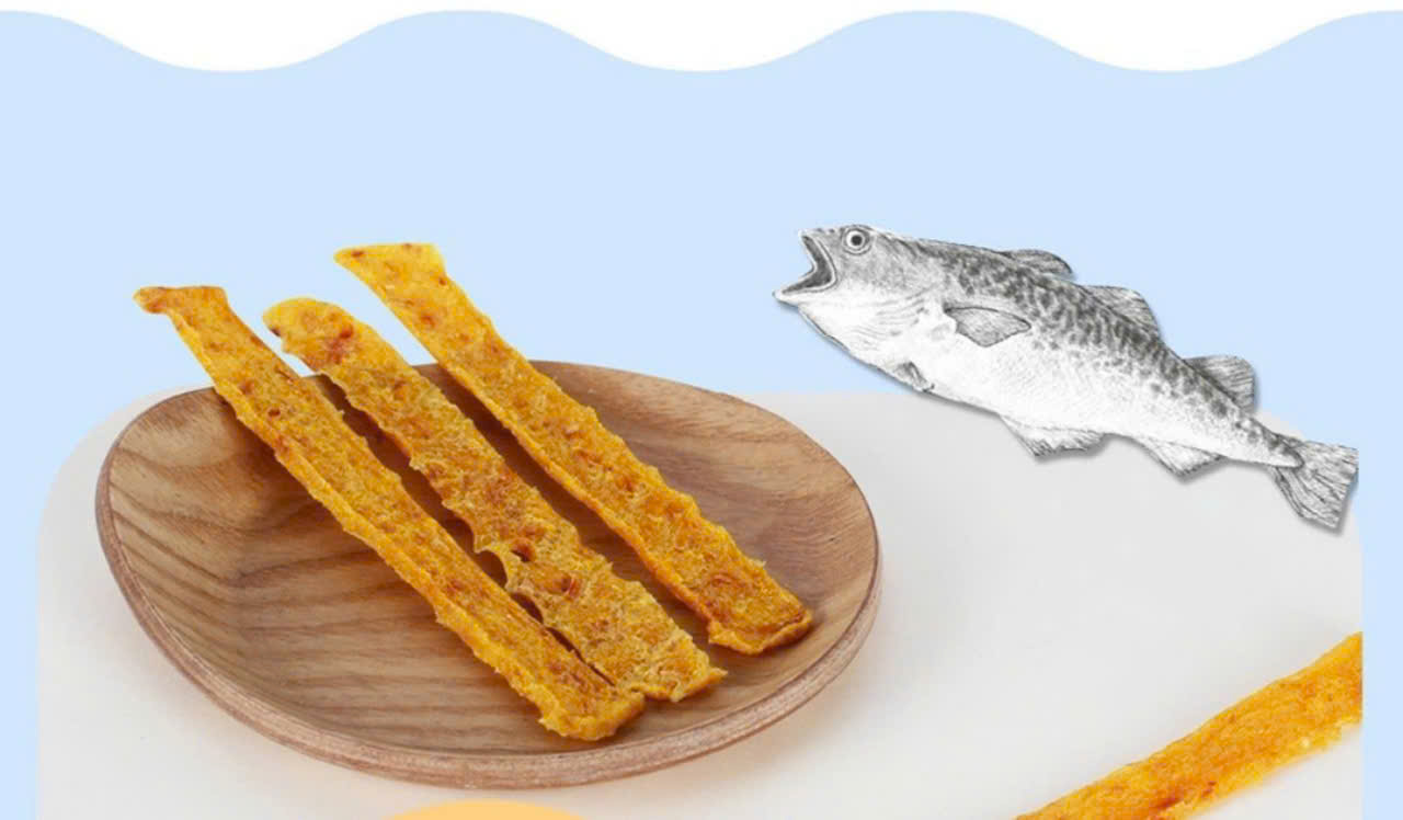 Snack cá tuyết và bí ngô sấy Natural Core 30g cho chó