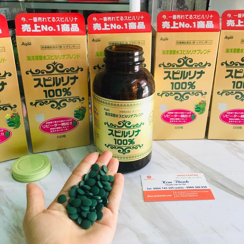 Tảo Xoắn Spirulina Nhật Bản