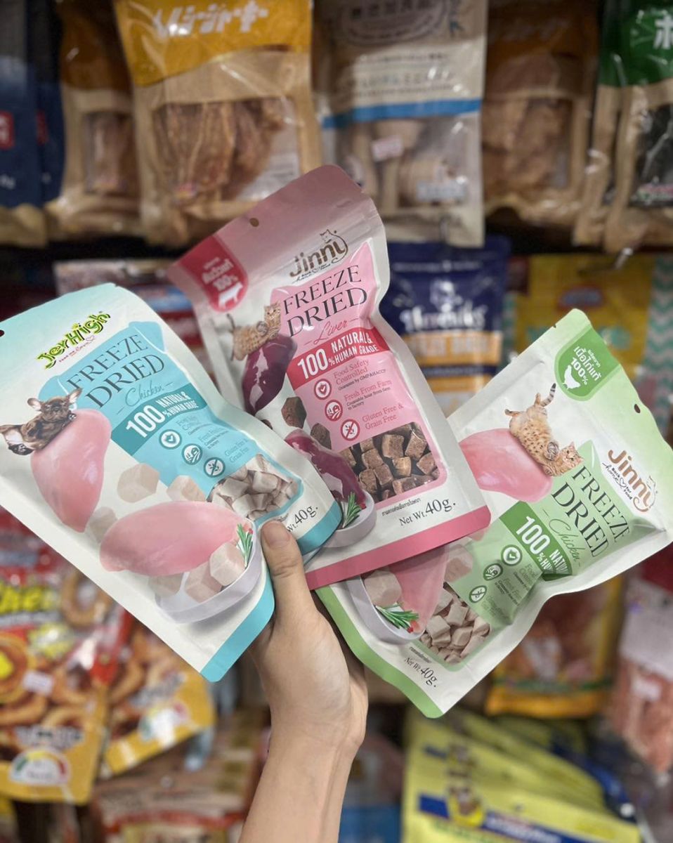 Thịt Sấy Snack Chó JerHigh Freeze Dried Gan Sấy 40g