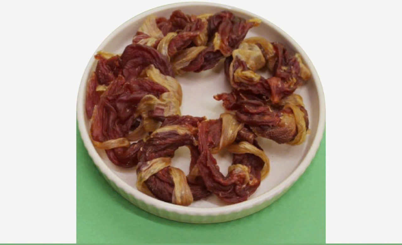 Thịt vịt cuộn gân vịt Natural Core cho chó gói 40g