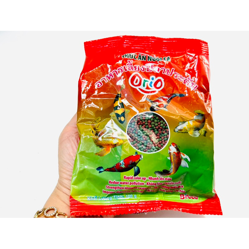 Thức Ăn Cá Cảnh ORIO Xanh Đỏ - 1.0 - 500gr 