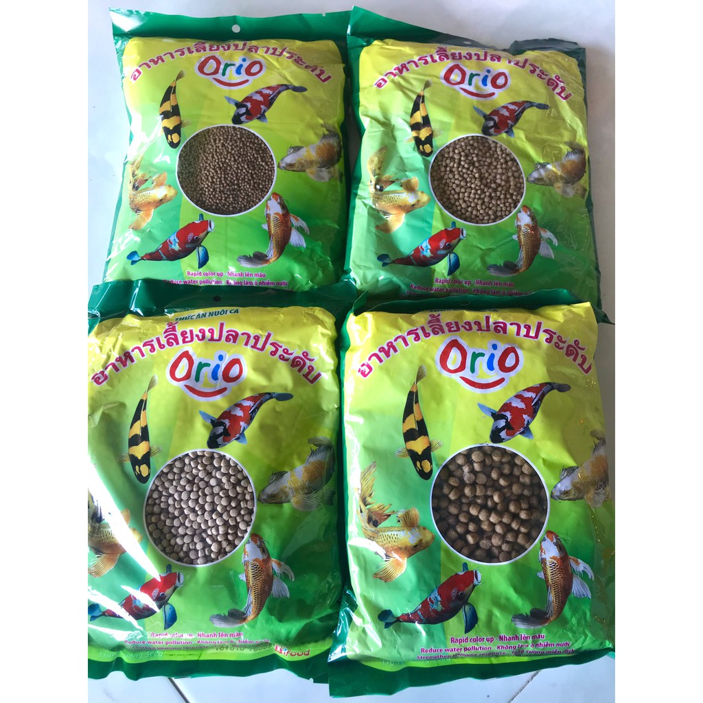 Thức Ăn Cá Cảnh ORIO Xanh - 3.0 - 500gr 