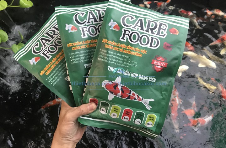 Thức Ăn Cá Koi, Cá Vàng Care Food 500g