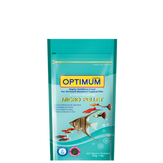 Thức Ăn Cho Cá Miệng Nhỏ Optimum Micro Pellet 50g