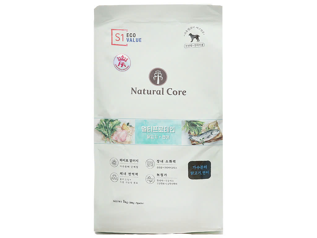 Thức Ăn Cho Chó Natural Core Gấp Đôi Thịt Vị Cá Hồi