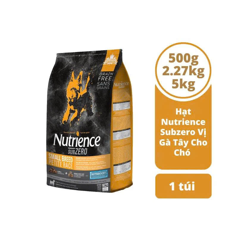 Thức Ăn Cho Chó Nutrience Subzero Hạt Nhỏ Vị Gà Tây 500g