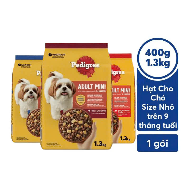 Thức Ăn Cho Chó Pedigree Adult Mini Loại Gan Nướng 400g