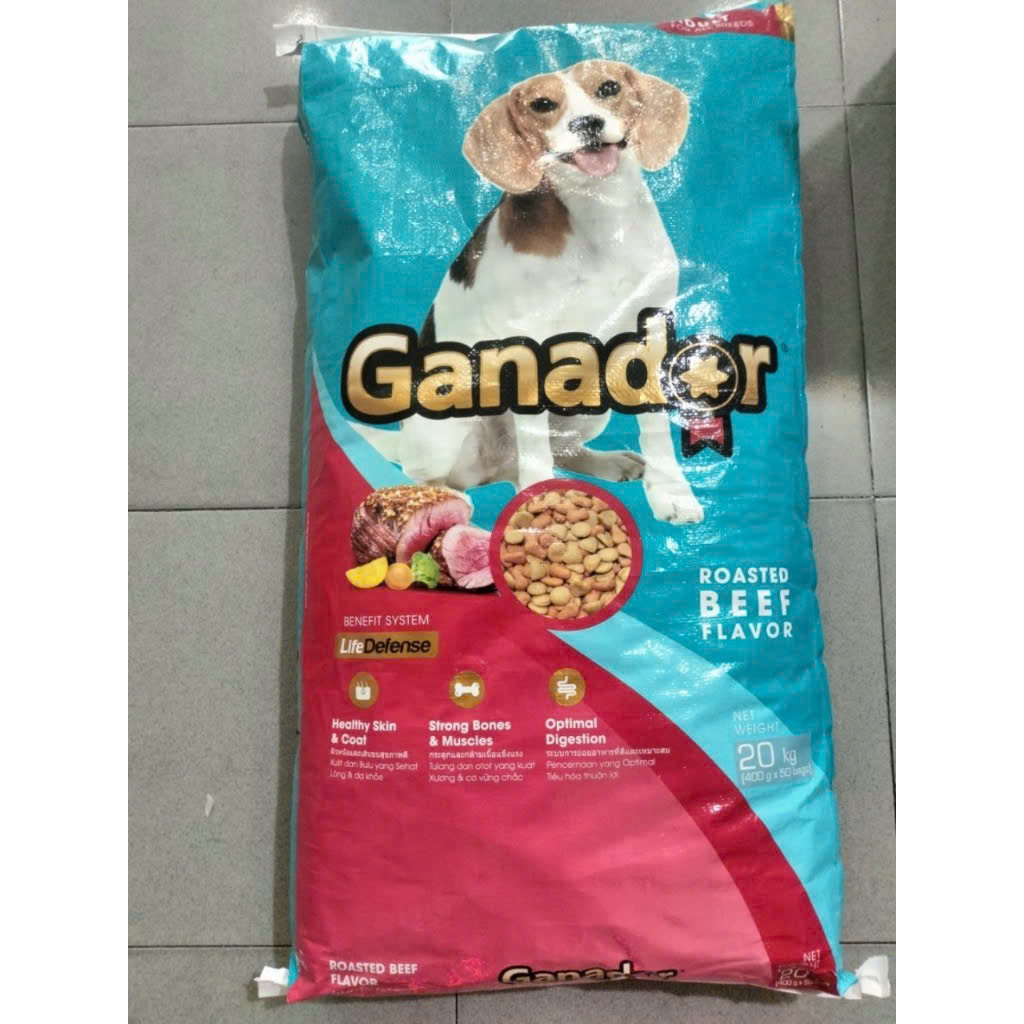  Thức Ăn Cho Chó Trưởng Thành Ganador Thịt Bò 20kg