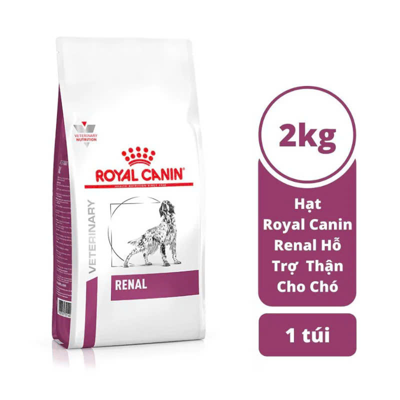 Thức Ăn Hạt Điều Trị Bệnh Cho Chó Hỗ Trợ Thận Royal Canin