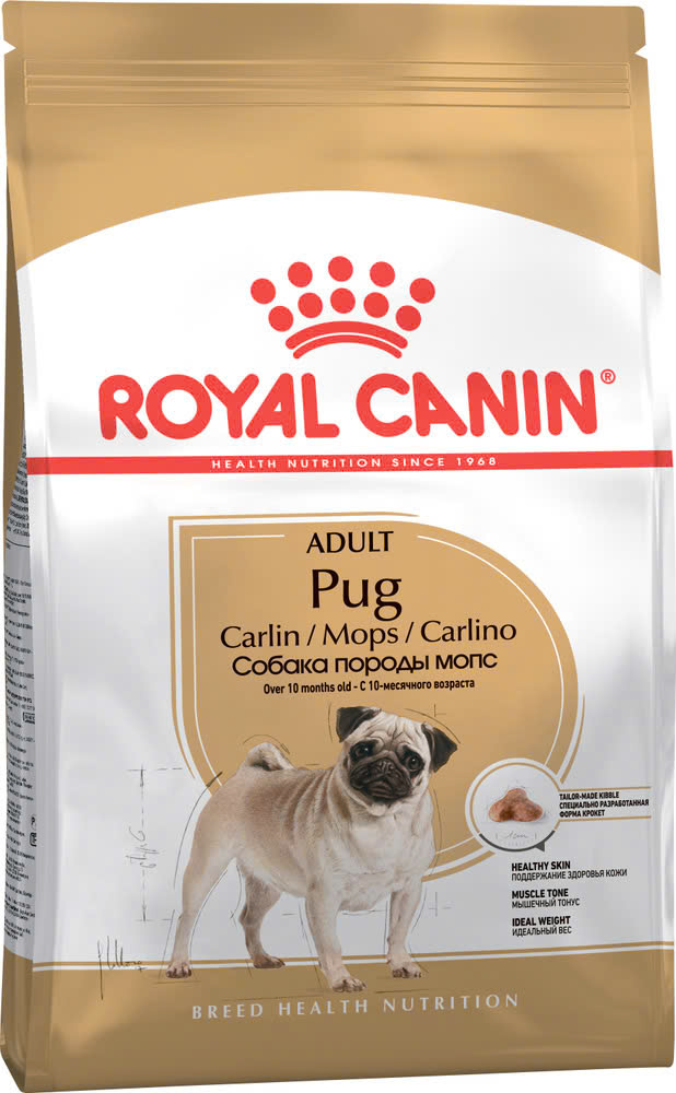 Thức Ăn Hạt Cho Chó Pug Royal Canin Pug Adult 