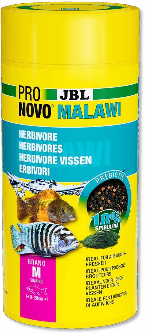 Thức ăn cá cảnh Cichlid Malawi - JBL PRONOVO MALAWI GRANO M