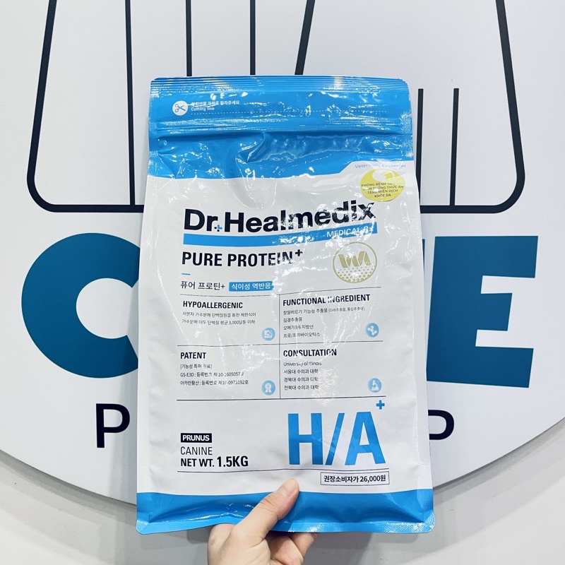 Thức ăn chó cảnh Dr. Healmedix cho chó bị Dị Ứng Khó Tiêu HA