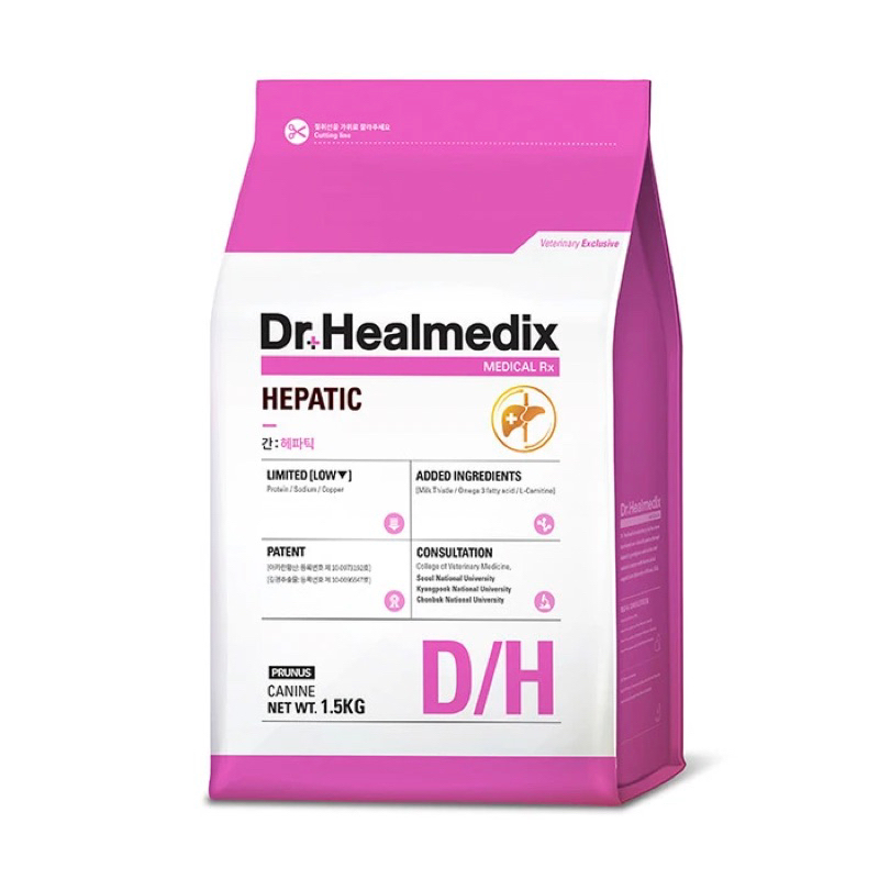 Thức ăn chó cảnh Dr. Healmedix cho chó bị Gan DH