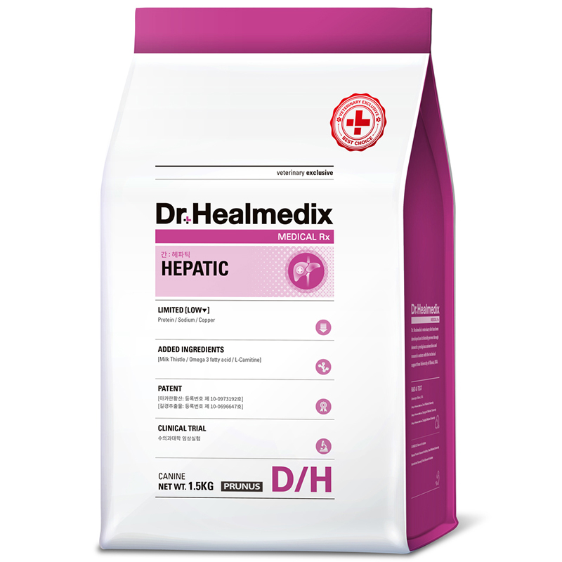 Thức ăn chó cảnh Dr. Healmedix cho chó bị Gan DH