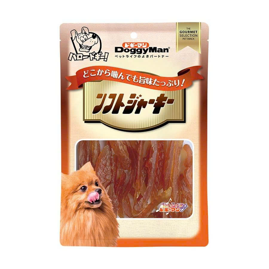 Thanh gà sấy dẻo Doggyman 80g cho chó