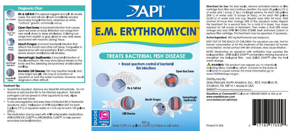 Thuốc Trị Bệnh Cá Cảnh API E.M. Erythromycin