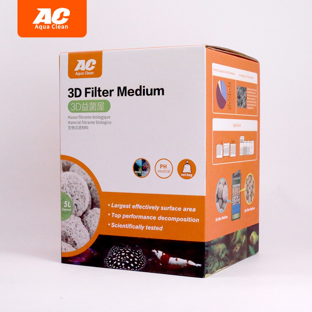 Vật liệu Lọc Cao Cấp 3D Filter Medium của Aqua Clean