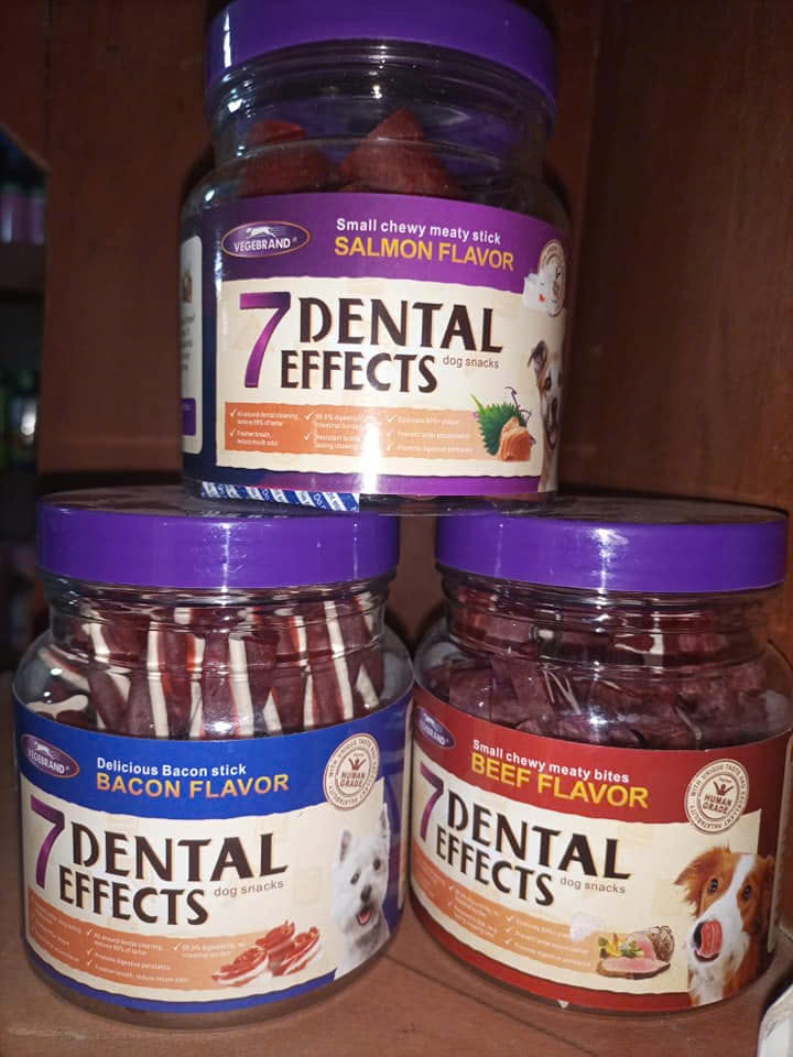 Xương cho chó gặm vị thịt bò VEGEBRAND 7 Dental Effects Beef Flavor