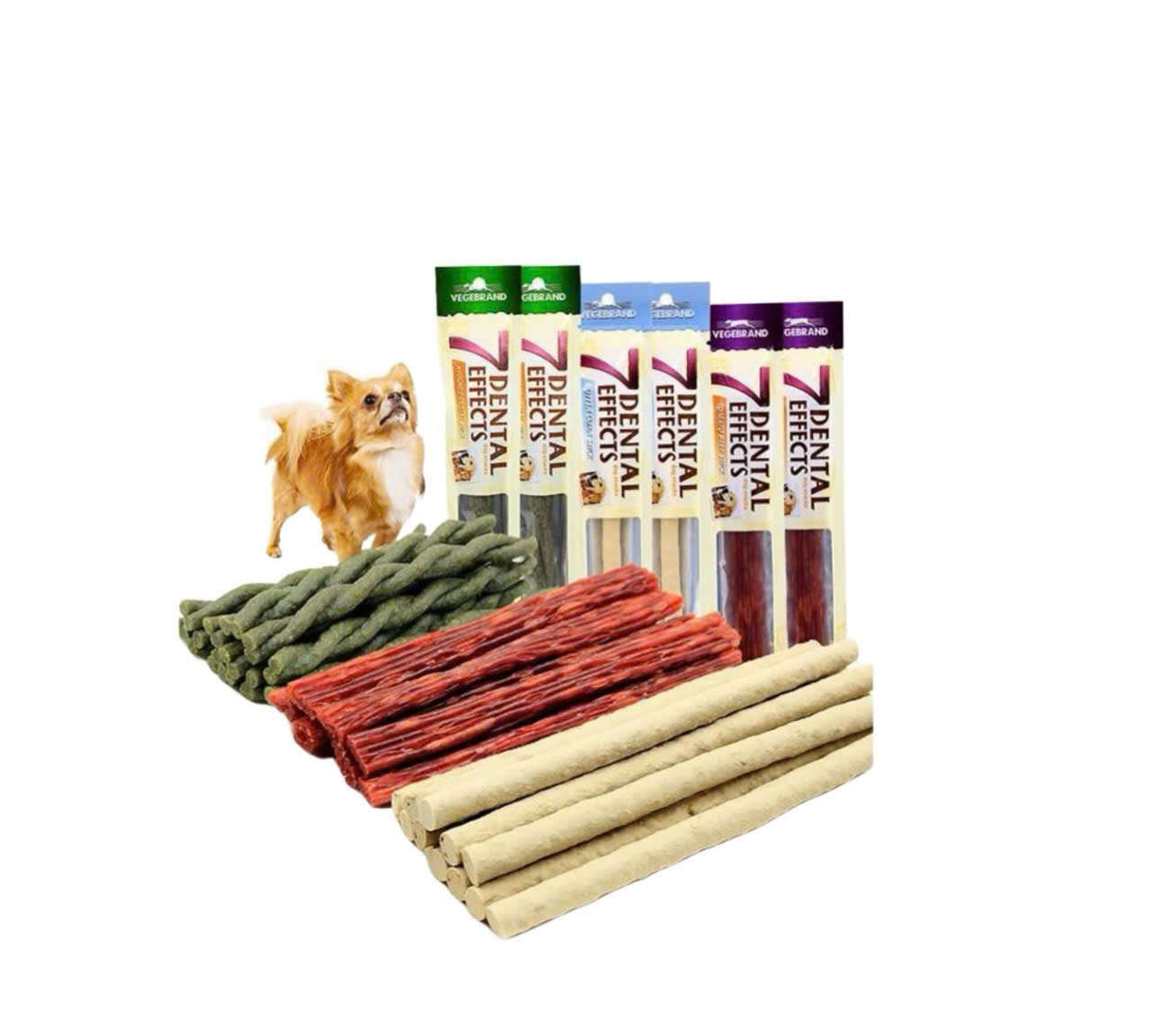 Xương gặm sạch răng cho chó vị thịt bò nướng VEGEBRAND 7